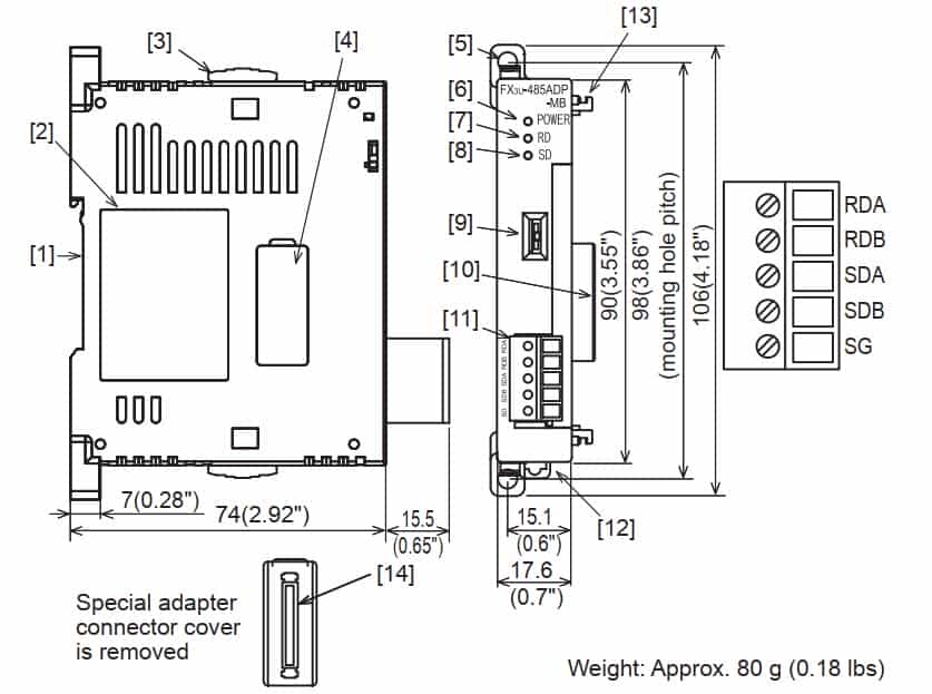 FX3U-485ADP-MB