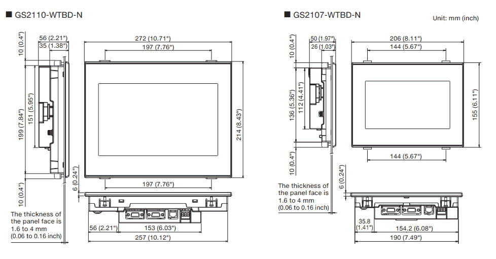 màn hình hmi GS2110-WTBD-N