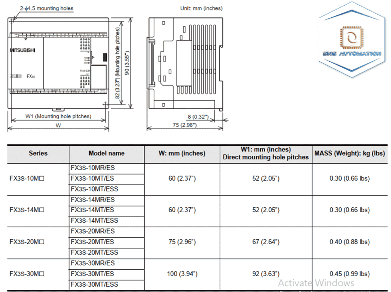 plc ​FX3S-14MT/ES