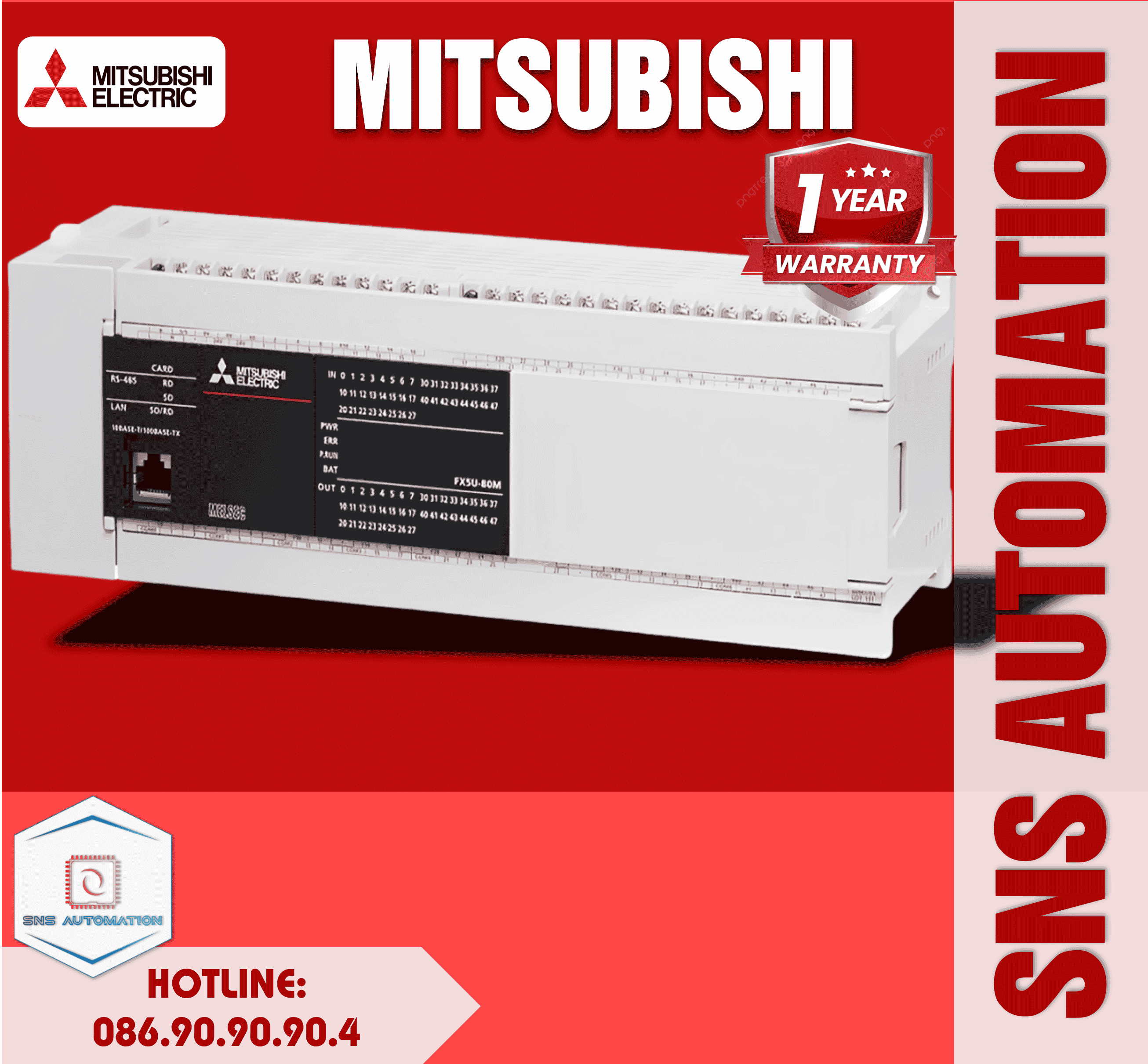 PLC FX5U-80MR/ES