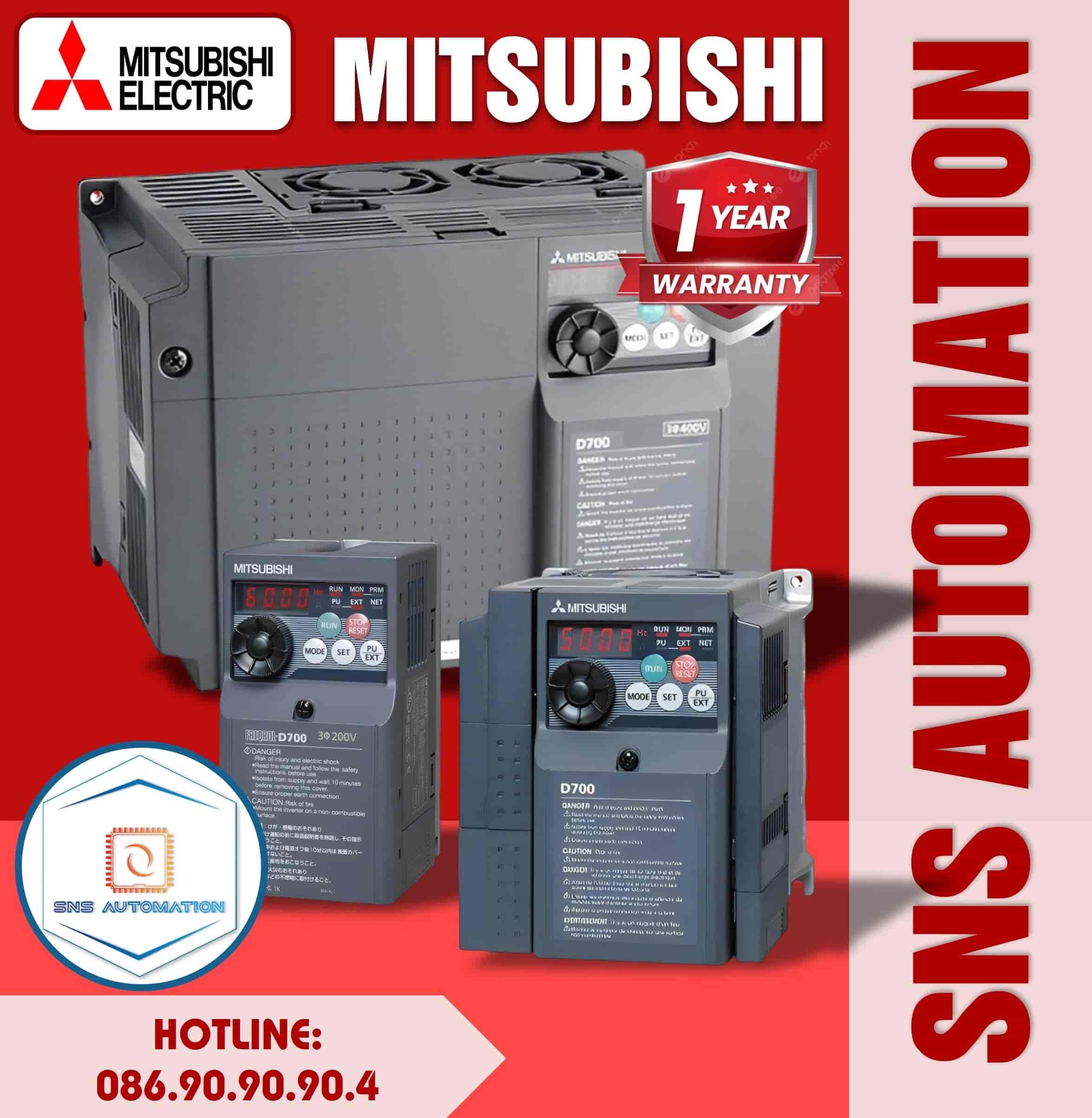 Biến tần Mitsubishi D700